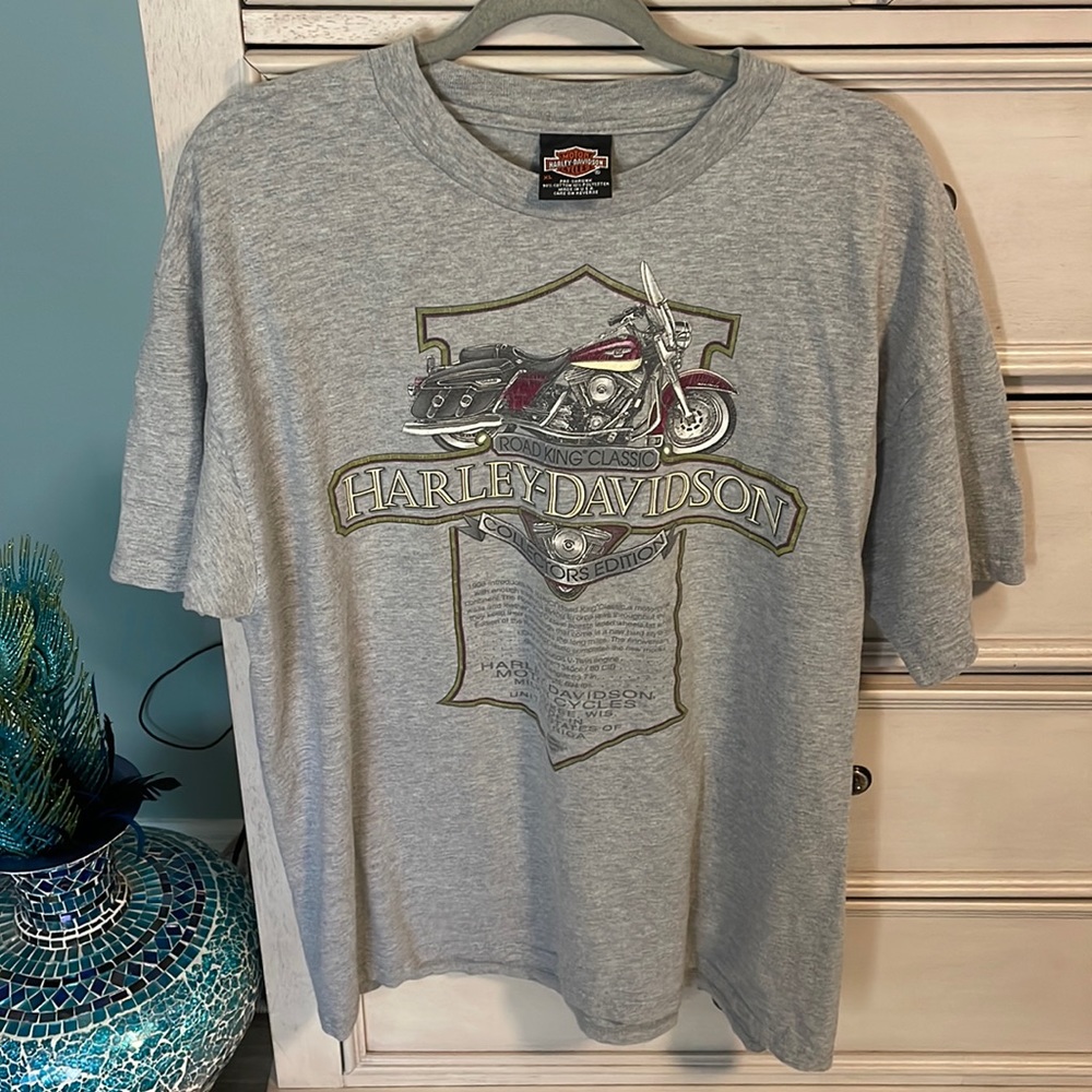 Vintage men’s Harley Davidson Road King classic collectors edition t shirt XL - Picture 1 of 6